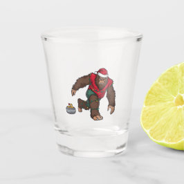 Copo De Shot Bigfoot Sasquatch Curling Natal 2026 Férias