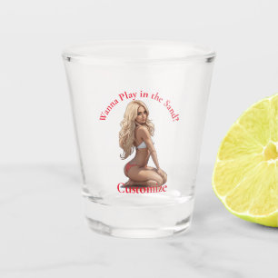 Copo De Shot Bikini Beach Girl Thunder_Cove