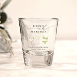 Copo De Shot Bikinis & Martinis - Chá de panela Bachelorette<br><div class="desc">Esta design divertida apresenta biquínis e martinis e um tema verde.</div>