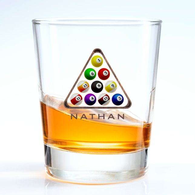 Copo De Shot Bilhetes de rack de Mesa piscina (Pool Table Billiards Green Shot Glass)