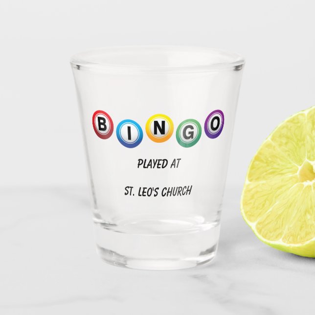 Copo De Shot BINGO Shot Glass (Frente)