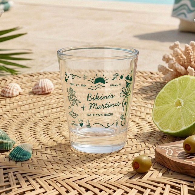 Copo De Shot Biquínis e Martinis Favor para Festa de Solteira n (Criador carregado)