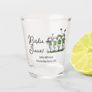 Copo De Shot Birdie Shot Glass, membro do clube de golfe das da