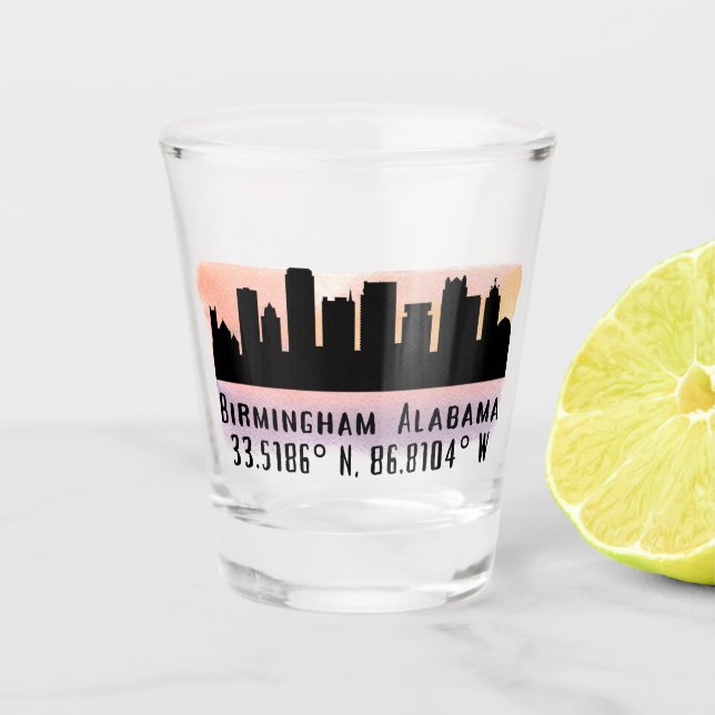 Copo De Shot Birmingham AL City Skyline (Frente)