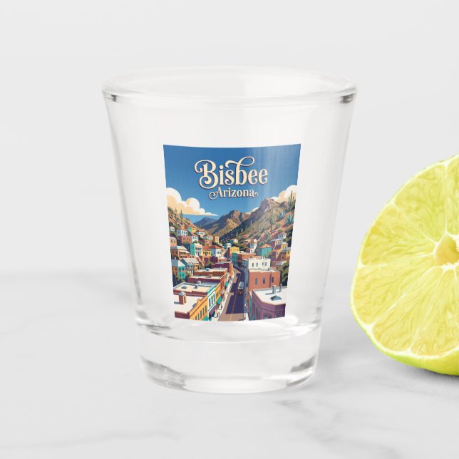 Copo De Shot Bisbee EUA (Frente)