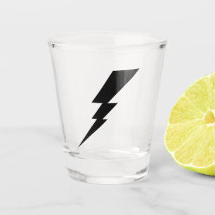 Copo De Shot Black Flash Lightning Bolt