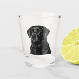 Copo De Shot Black Lab Shot Glass