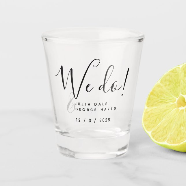 Copo De Shot Blooming Elegante FAVOR DE CASAMENTO (Frente)