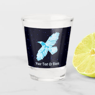 Copo De Shot Blue Raven Sobre Estrelas