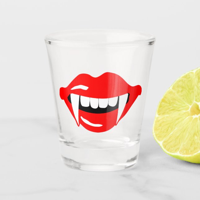 Copo De Shot Boca do vampiro (Frente)