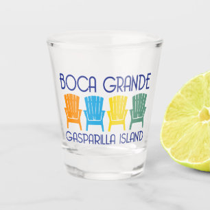 Copo De Shot Boca Grande Gasparilla Island, cadeiras de praia n