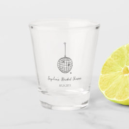 Copo De Shot Bola de Discoteca Minimalista