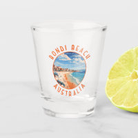 Bondi Beach, Austrália, Viagem Art Vintage
