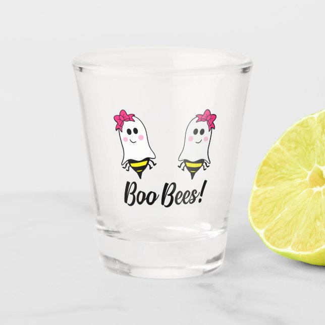 Copo De Shot Boo Bees - Resistência ao Cancer (Frente)