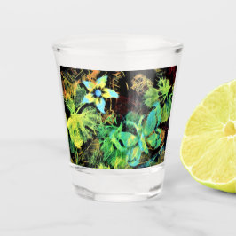Copo de Shot Borboleta e Flor Rodilius