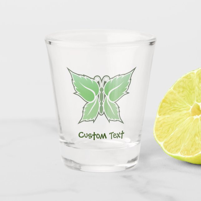 Copo De Shot Borboleta Mint (Frente)