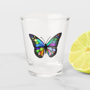 Copo De Shot borboleta Multi-colorida