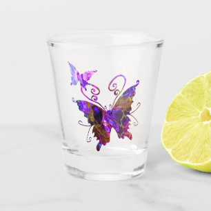 Copo De Shot Borboletas da fantasia