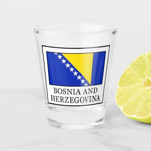 Copo De Shot Bósnia e Herzegovina (Frente)