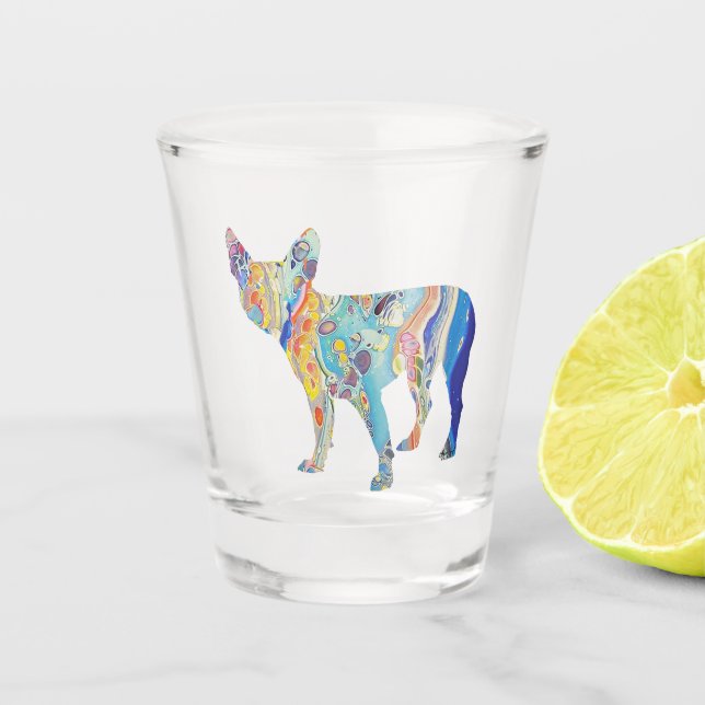 Copo De Shot Boston Terrier, Boston Terrier (Frente)