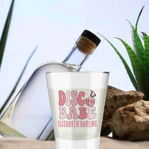 Copo De Shot Bridesmaid Personalizada de Bachelorette de Disco 