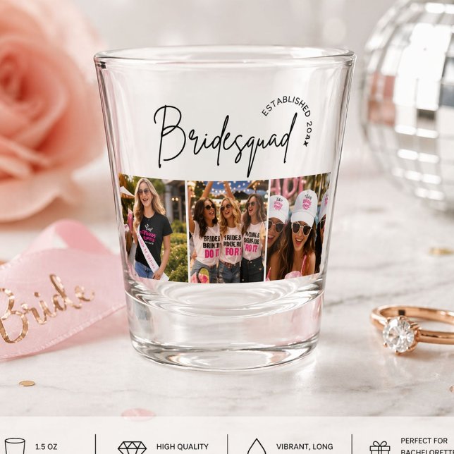 Copo De Shot Bridesquad Favor Personalizado para Despedida de S (Criador carregado)