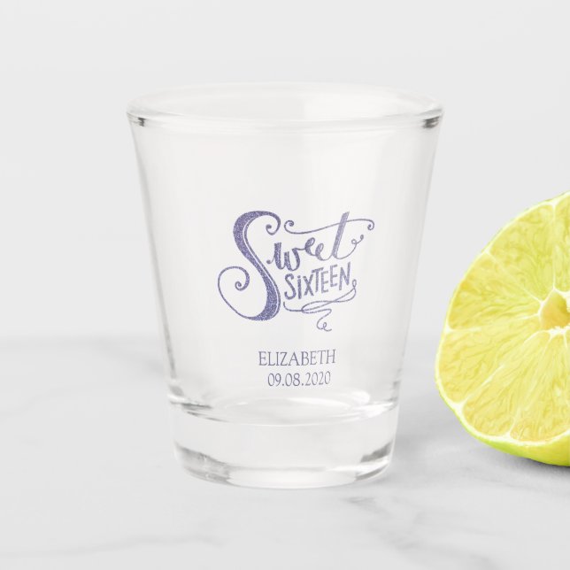 Copo De Shot Brilho Doce 16 (Frente)