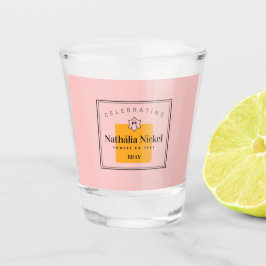 Copo De Shot Brinde com Champanhe