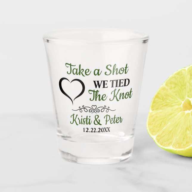 Copo De Shot Brinde de Casamento Take A Shot (Frente)