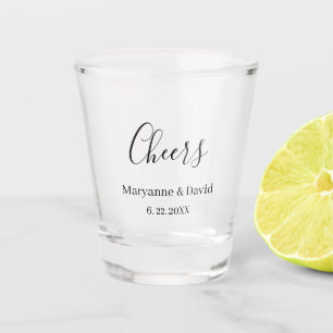 Copo De Shot Brindes Personalizados Minimalistas Casamento