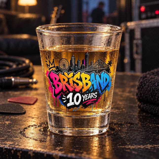 Copo De Shot Brisbane 10 anos (Criador carregado)
