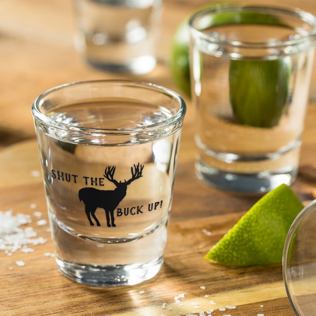 Copo De Shot Buck Deer Silhouette (With a little salt and lime!)