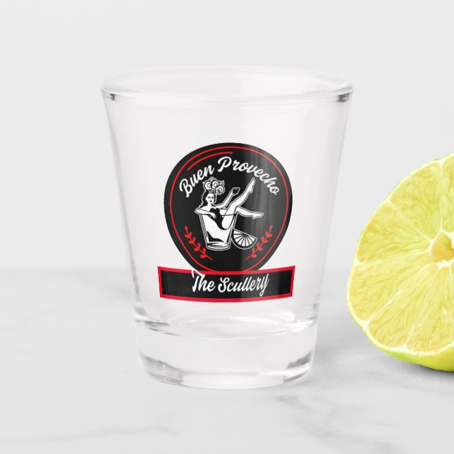 Copo De Shot Buen Provecho Shot Glass (Frente)