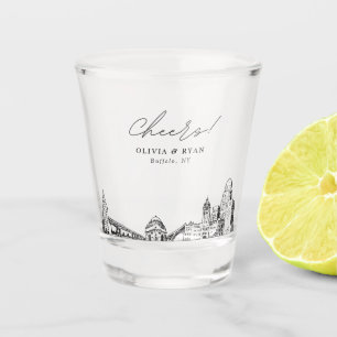 Copo De Shot Buffalo New York Casamento Favorece Chefias Person