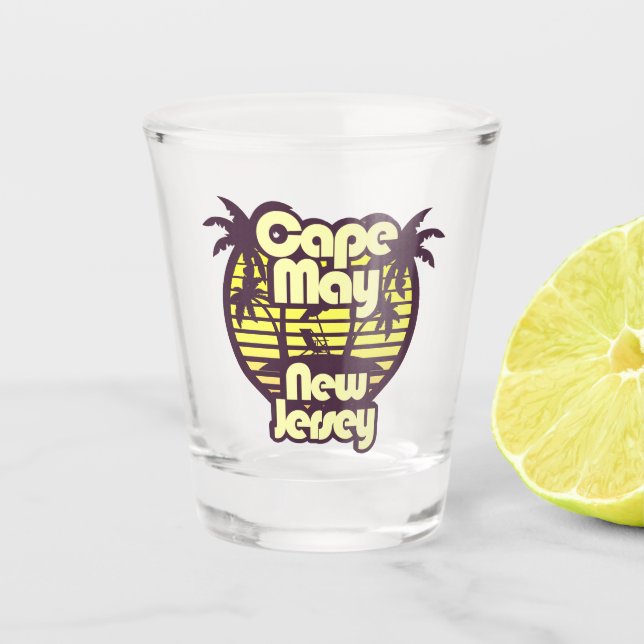 Copo De Shot Cabo May,New Jersey (Frente)