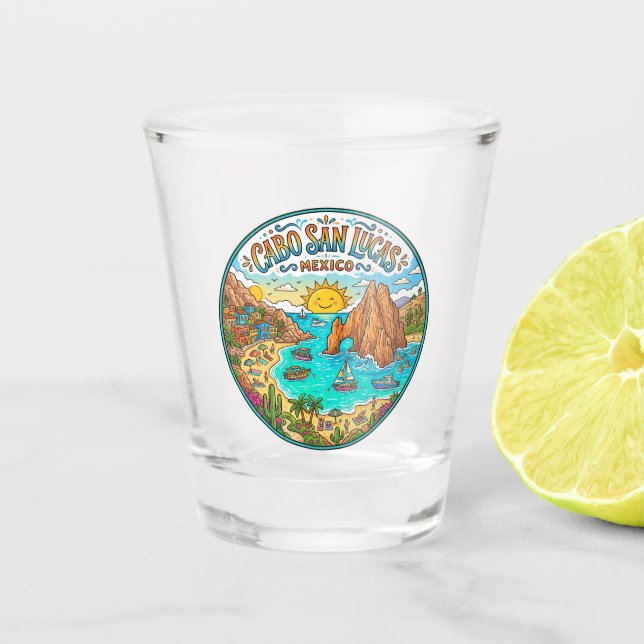 Copo De Shot Cabo San Lucas México (Frente)