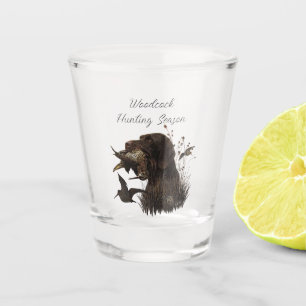 Copo De Shot Caça a Woodcock com Ponteiro Alemão Cabeado