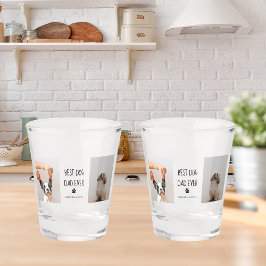 Copo De Shot Cachorro do Melhor Pai do Collage Moderno Nunca