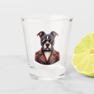 Copo De Shot Cachorro Espirituoso Rebel - Pet Vintage Legal
