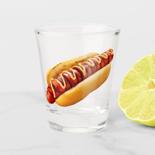 Copo De Shot Cachorro-quente do SlipperyJoe's com vibe de churr