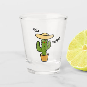 Copo De Shot Cacto mexicano