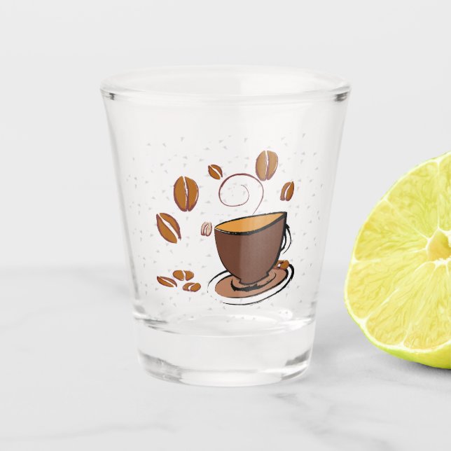 Copo De Shot Café Amor (Frente)