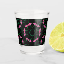 Caleidoscópio Esmeralda e Rosa