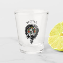 Copo De Shot Camiseta Clan Baxter Crest & Tartan