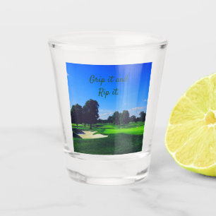 Copo De Shot Campo de Golfe Segure e corta