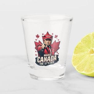 Copo De Shot Canadá, a 51 ruas State Trump Canadense