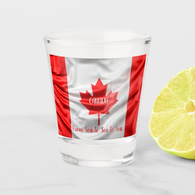 Copo De Shot CANADÁ de mar a mar (Frente)