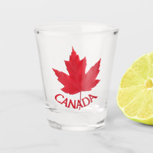 Copo De Shot Canadá: Óculos-Foto Mapeando Folha de Souvenir