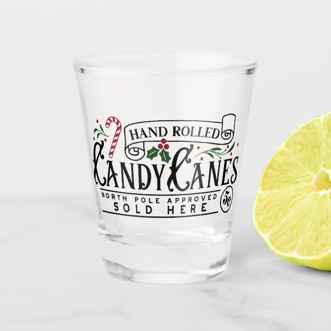 Copo De Shot Canas Doces Roladas À Mão (Frente)
