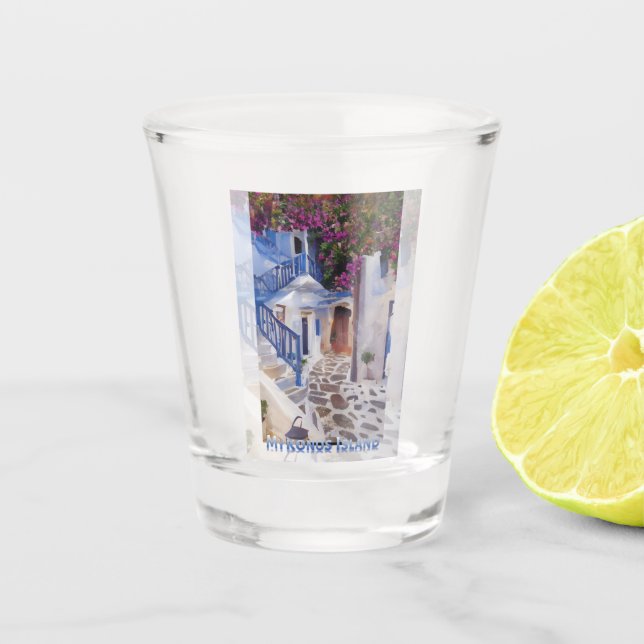 Copo De Shot Caneca de café Myconos (Frente)